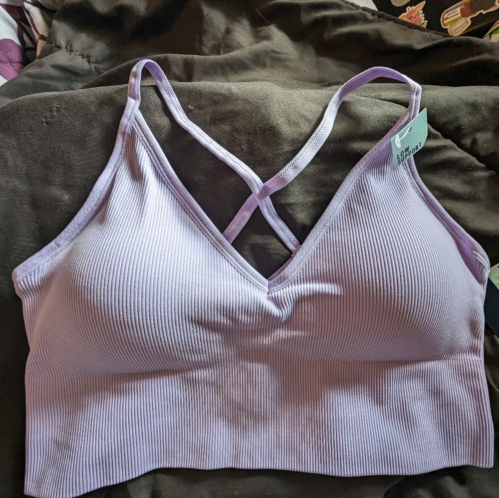 Purple/Lavender Dicks Sporting Goods Sports Bra New With Tags Large